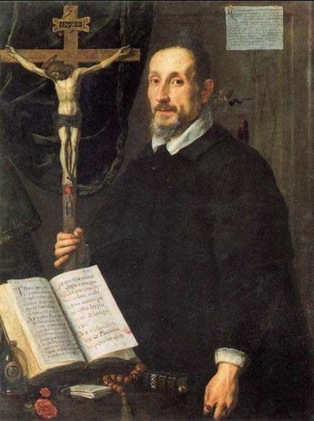 Justus Sustermans Portrait of Canon Pandolfo Ricasoli oil painting image
